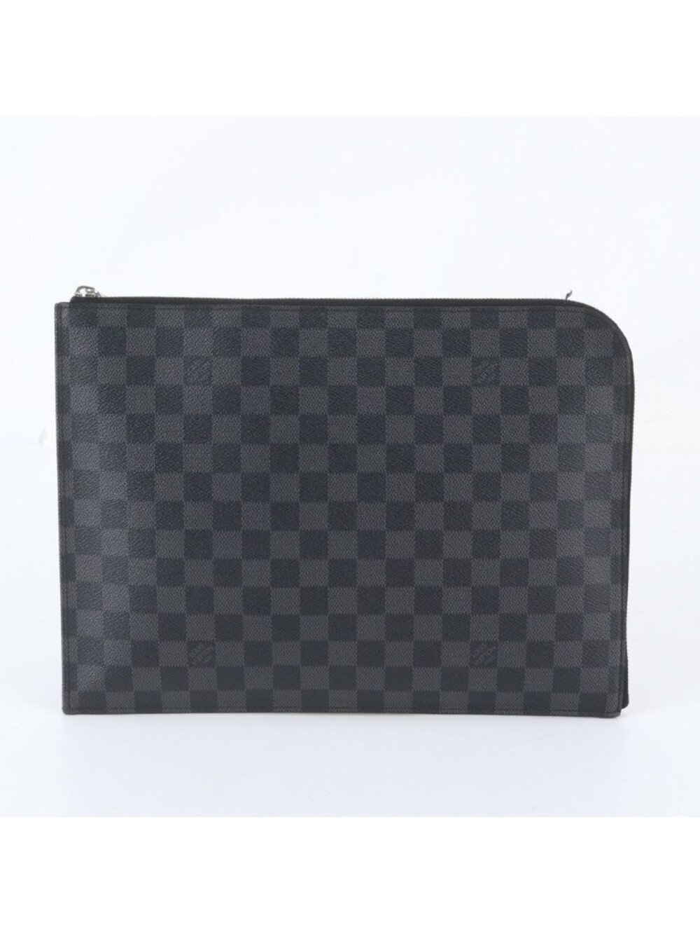 Louis Vuitton Damier Graphite Pochette Jules GM Leather Bag